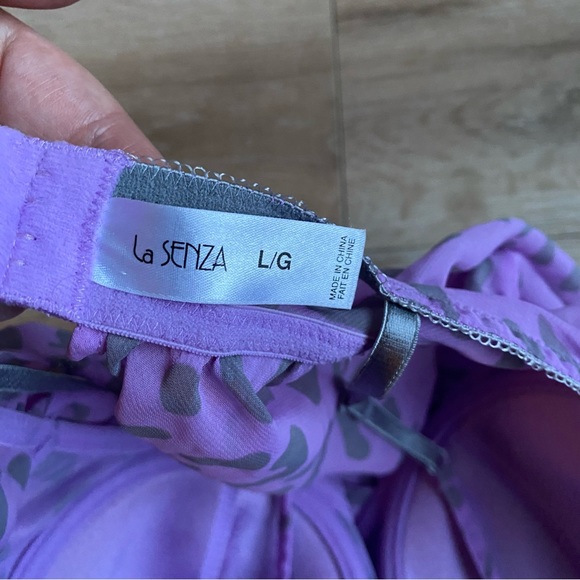 Vintage LaSenza baby doll lingerie negligee purple leopard print Y2K - Picture 5 of 8